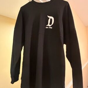 Black Long Sleeve Shirt with Logo